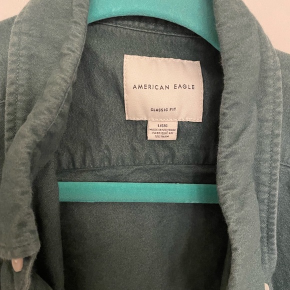 Classic Green Button Up - Picture 5 of 7